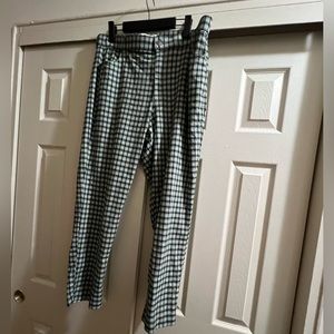 Hollister XL Ultra High Rise Stretch Plaid Pants